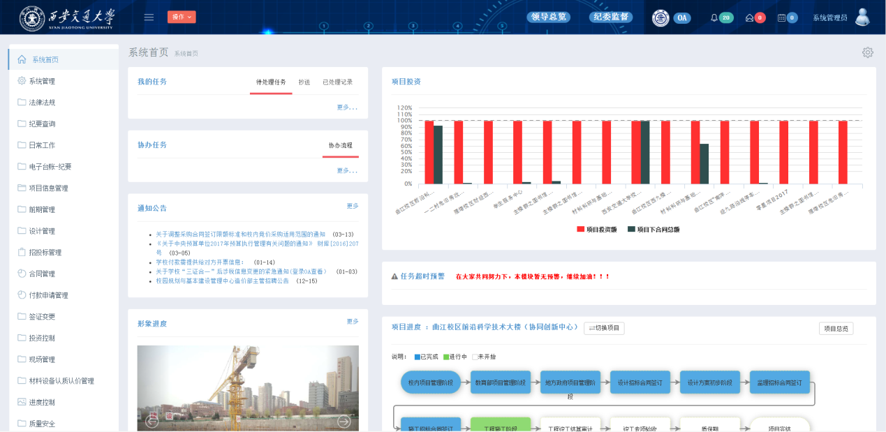 西安交通大学校园规划与基本建设管理中心信息化建设之路