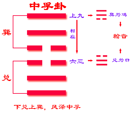 《易经》六十四卦之中孚卦