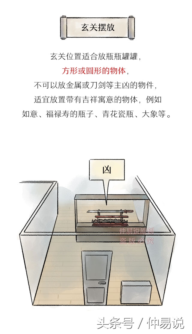 漫画风水之开门见财的4种住宅风水布局方法，做好了风生水起！