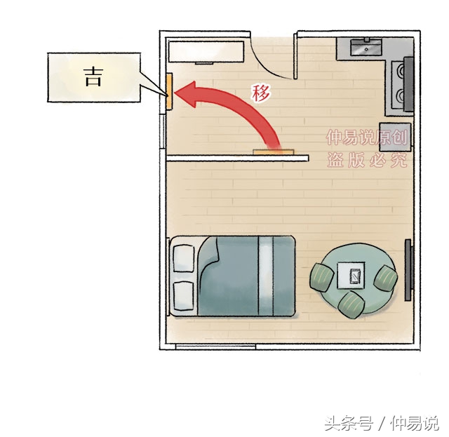 漫画风水之开门见财的4种住宅风水布局方法，做好了风生水起！