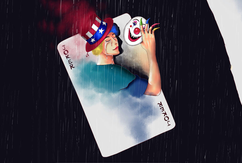 小丑一半哭一半笑图片(心理学) - 赤虎壹号