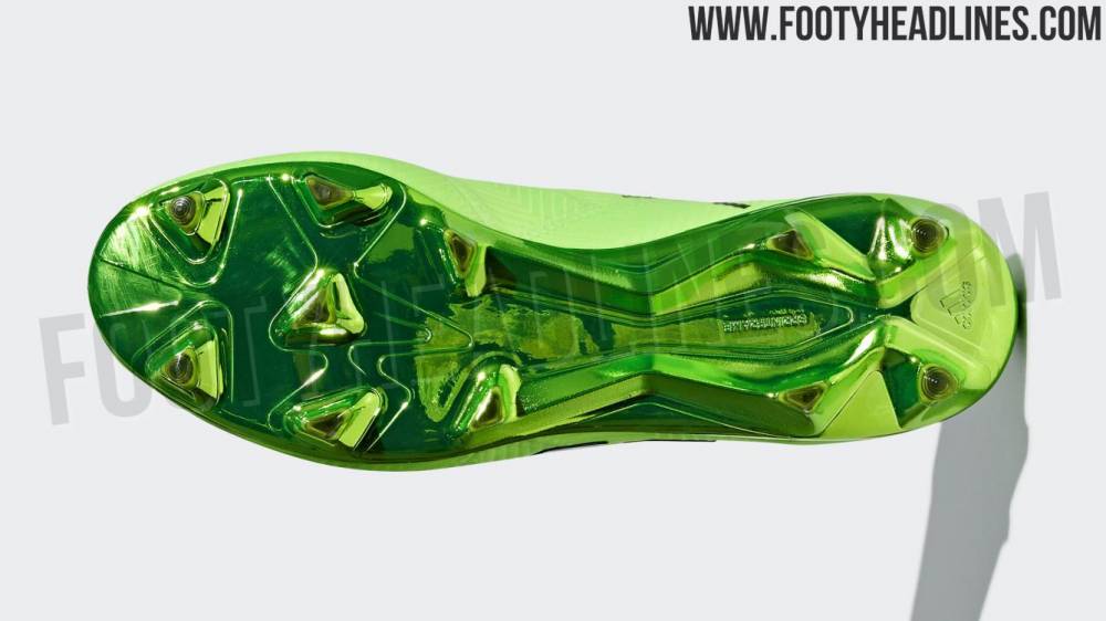 梅西2014世界杯球鞋（太阳能绿！阿迪达斯梅西2018世界杯战靴谍照流出）