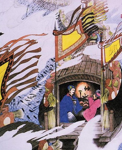 人教版五年级下册第五单元作文380字:《草船借箭》缩写