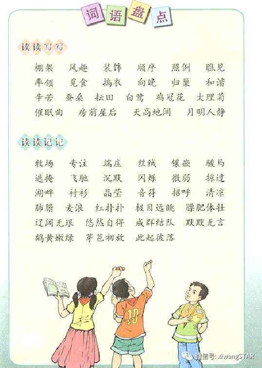 媛媛妈教语文：人教版四年级语文下册第六单元知识点