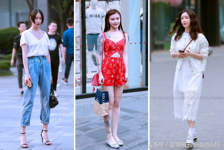 街拍：身材好的人穿衣服就是好看
