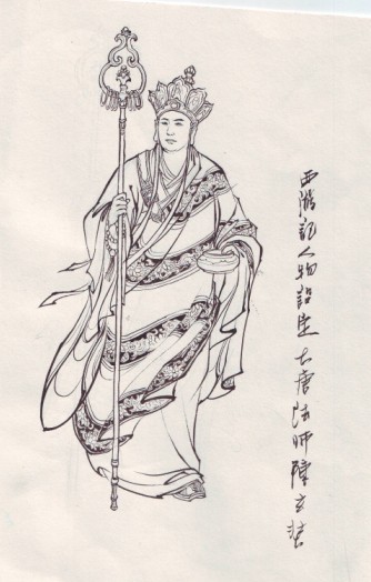 《西游记》人物白描图谱,这唐僧画的也太帅了