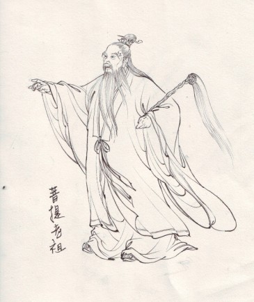 《西遊記》人物白描圖譜,這唐僧畫的也太帥了