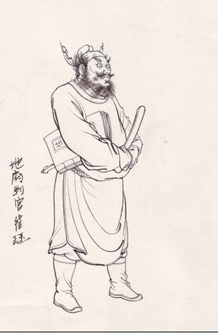 《西游记》人物白描图谱,这唐僧画的也太帅了