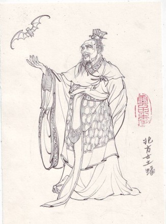 《西遊記》人物白描圖譜,這唐僧畫的也太帥了