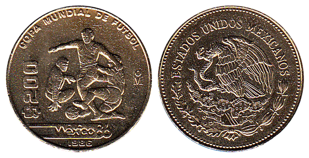 1982年世界杯纪念币(激情世界杯！历届主办国的足球纪念币，哪些值得收藏)