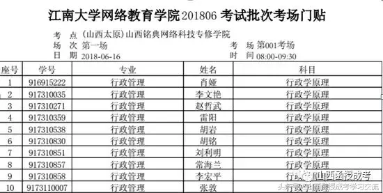 关于201806考试组织工作的说明