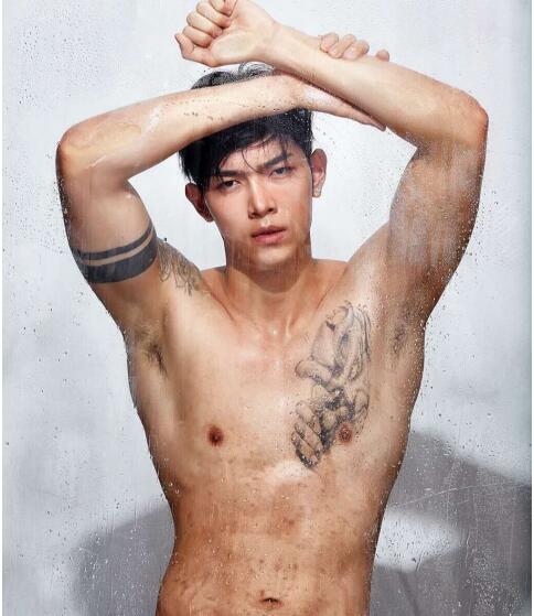 泰国男明星纹身、mik体态纹身反比，按哥哥5毛钱包邮寄