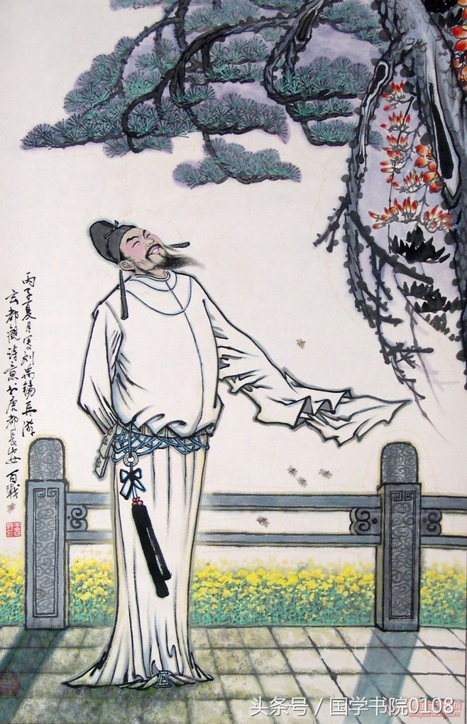 赏牡丹东边日出西边雨,道是无晴却有晴.