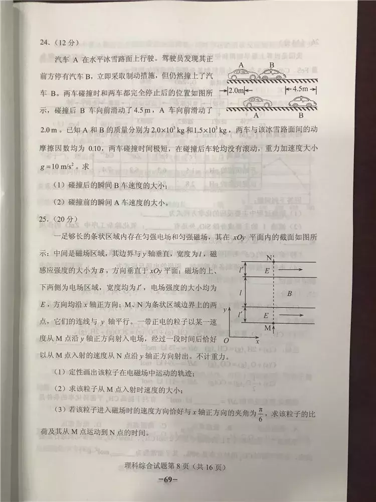 权威|2018陕西高考理综试题及答案出炉!