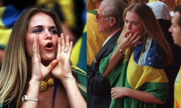 98年世界杯开幕足球赛(美丽女球迷让世界杯更加绚丽多彩，你还记得98世界杯的苏珊娜吗？)