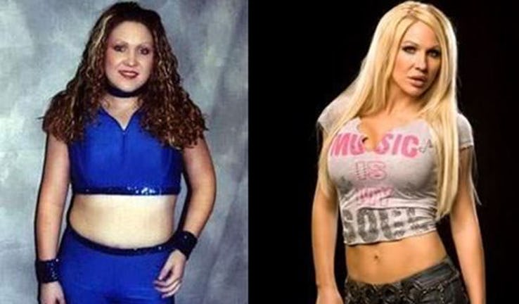 辣眼睛！原来这些WWE女郎都曾整过容，连老板女儿都带头整容！