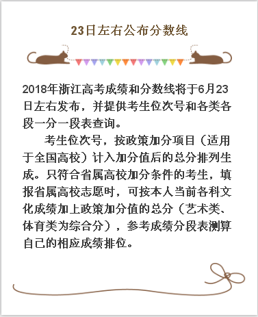 2018年浙江高考6月23日公布分数线 估计600分才能上一本