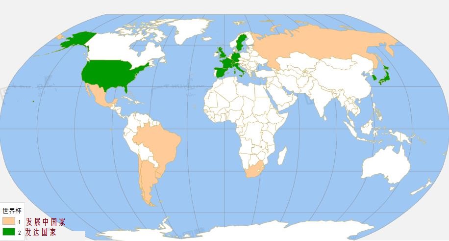 2022世界杯举办国家(17个举办过世界杯的国家，欧洲国家最多，大洋洲没有举办过世界杯)