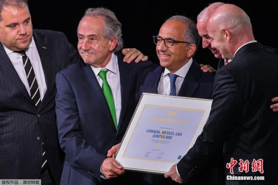 2026年世界杯由谁联合主办（美、加、墨三国获得2026年世界杯联合主办权）-趣拿体育