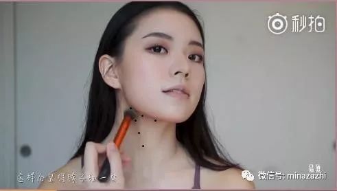 圆脸短下巴的周洁琼为什么这么好看？下半脸完美上镜的技巧在这里！