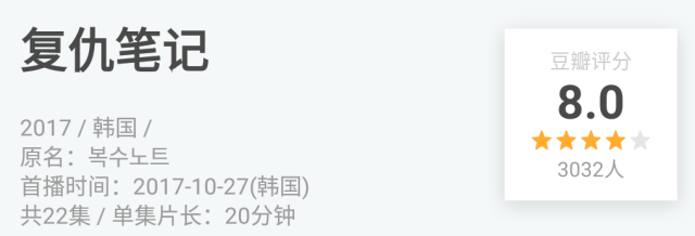这20分1集的韩剧很甜蜜！不要被复仇笔记那样庸俗的名字骗了