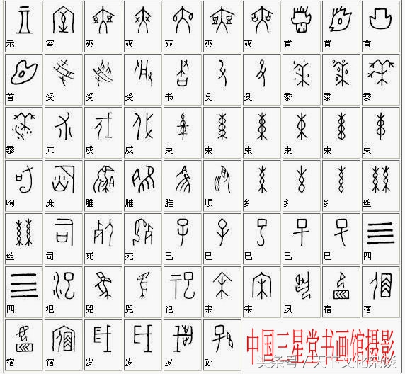 甲骨文大全10000个（收集10个甲骨文）-第19张图片-昕阳网