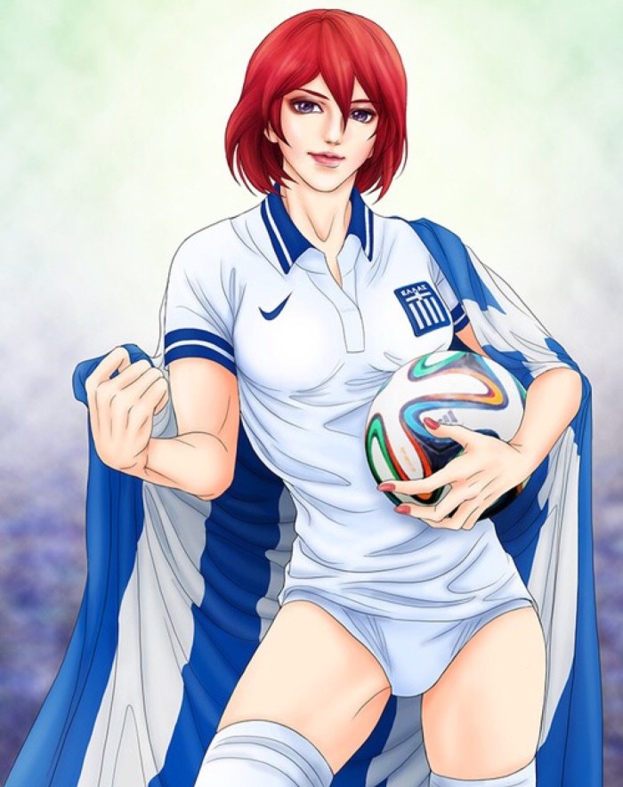 动漫女生的世界杯(圣斗士也来参加世界杯咯,还有女圣斗士化身足球宝贝