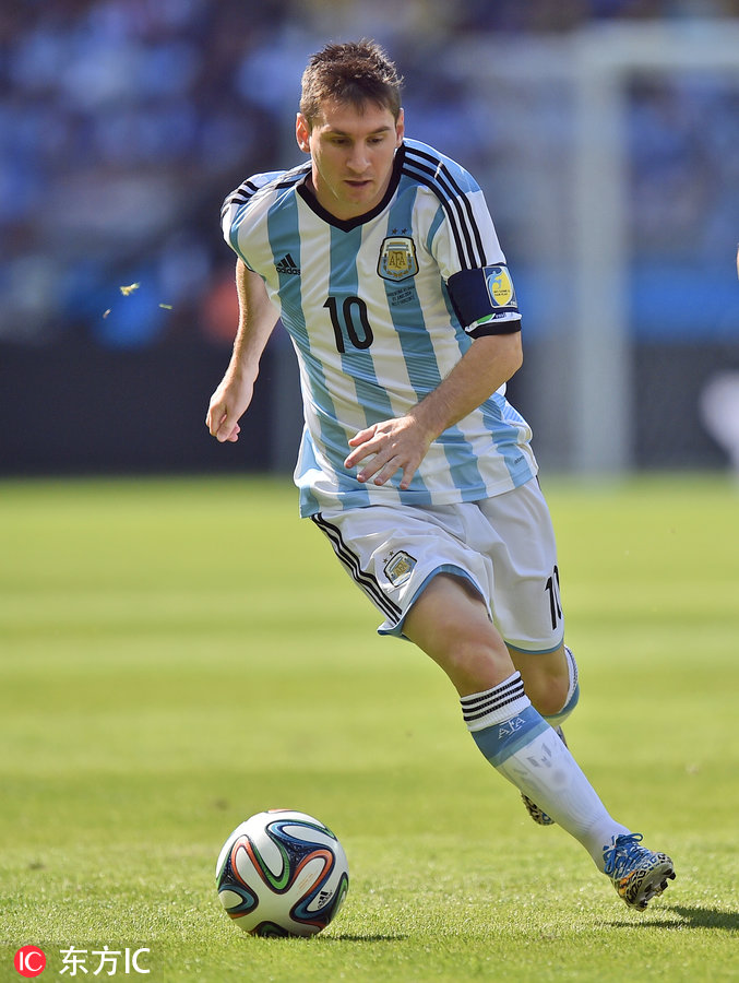 梅西世界杯最新图片(梅西即将亮相俄罗斯世界杯 一组图回顾梅球王追逐