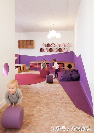 兒童房室內設計色彩繽紛的兒童空間設計，給孩子一個有趣的夢幻童年
