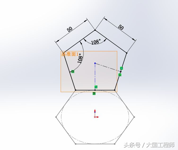 1号足球的六边形边长是多少毫米(SolidWorks详细建模步骤：一个足球)