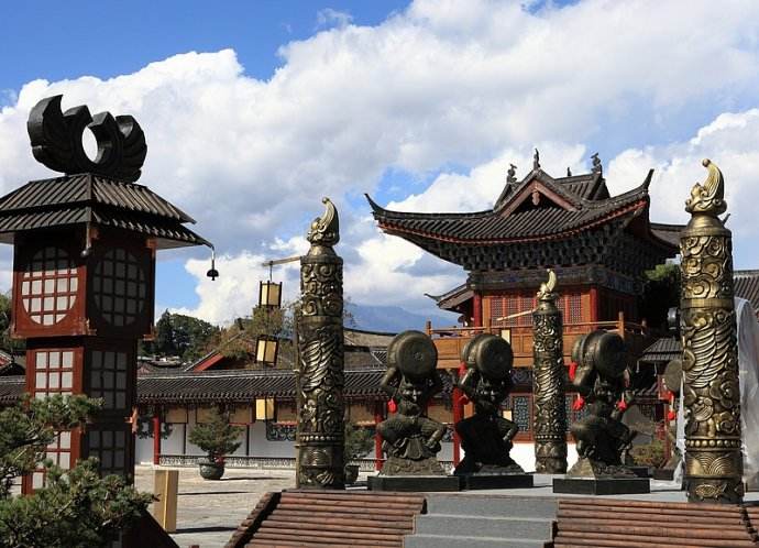 云南丽江古城景区