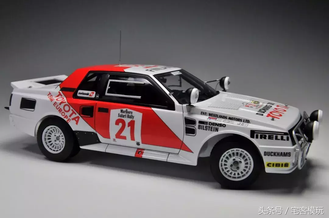 模型制作教程：民用模型 丰田TA64 Celica Safari Rally 1985