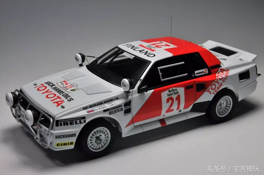 模型制作教程：民用模型 丰田TA64 Celica Safari Rally 1985