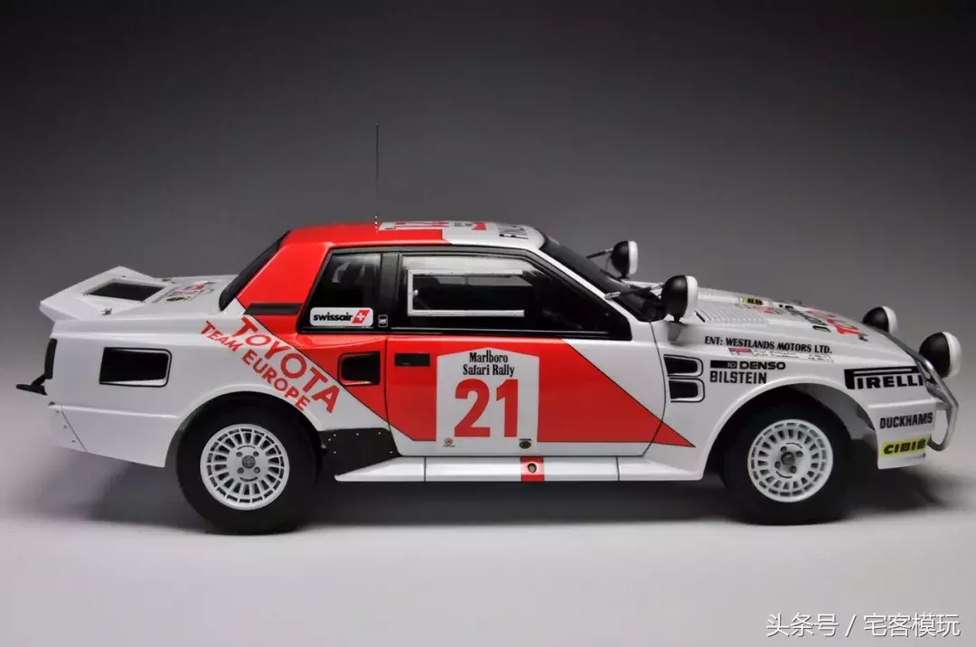 模型制作教程：民用模型 丰田TA64 Celica Safari Rally 1985