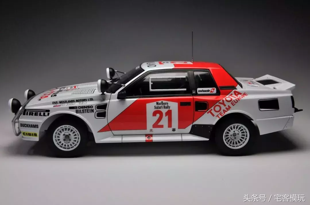 模型制作教程：民用模型 丰田TA64 Celica Safari Rally 1985