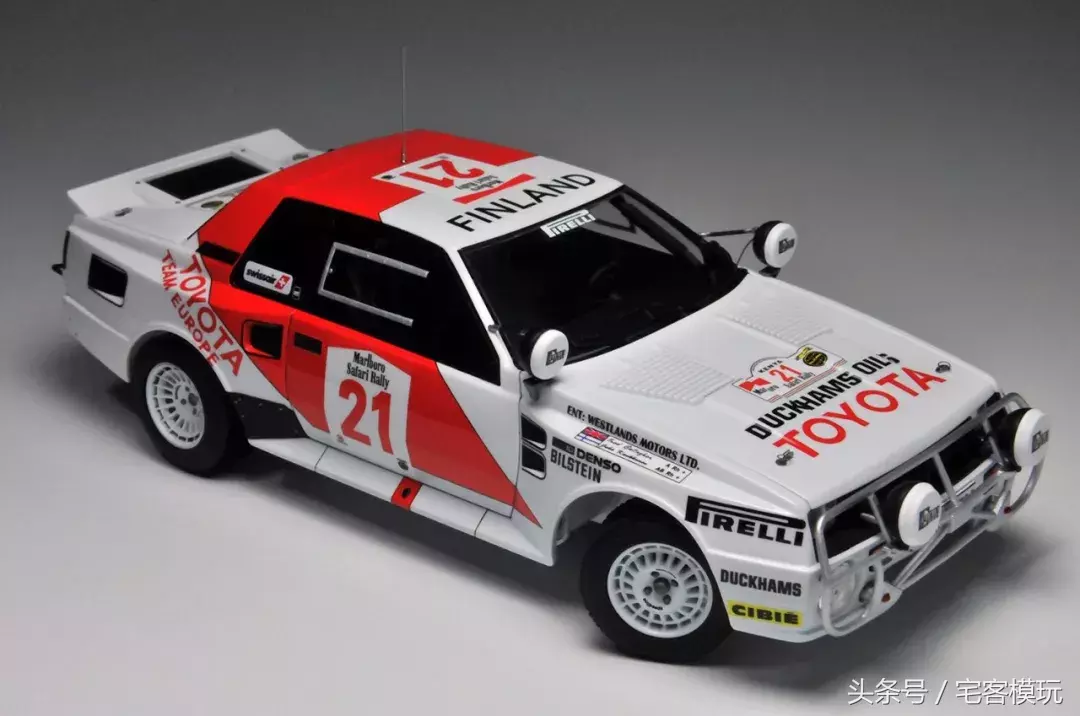 模型制作教程：民用模型 丰田TA64 Celica Safari Rally 1985