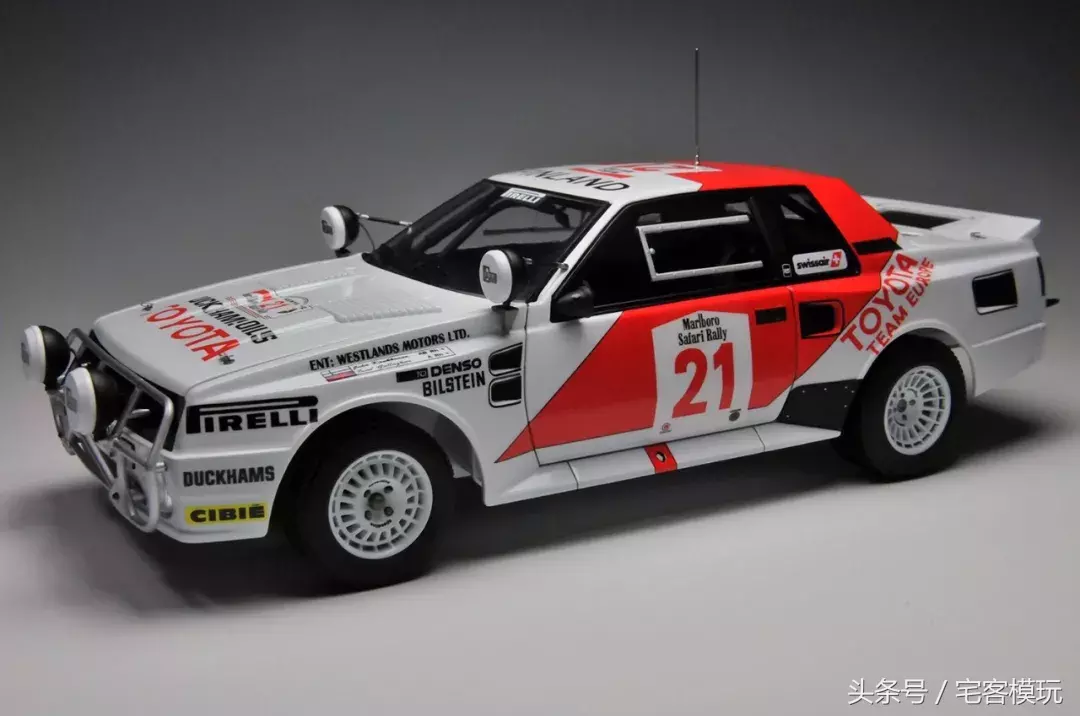 模型制作教程：民用模型 丰田TA64 Celica Safari Rally 1985