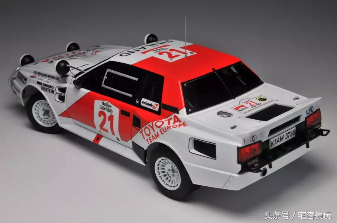 模型制作教程：民用模型 丰田TA64 Celica Safari Rally 1985