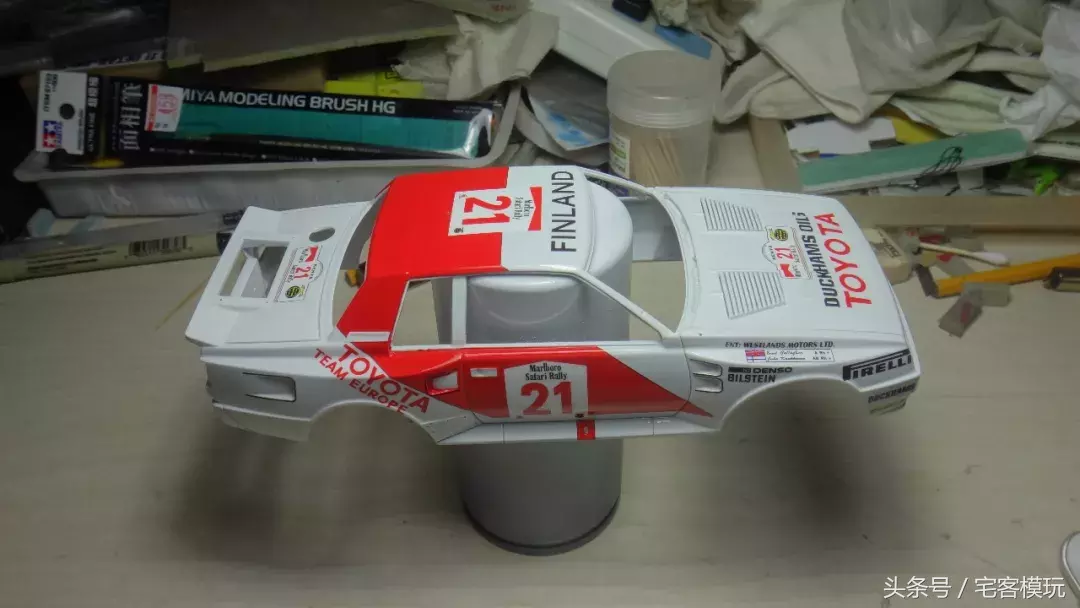 模型制作教程：民用模型 丰田TA64 Celica Safari Rally 1985