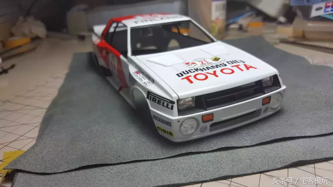 模型制作教程：民用模型 丰田TA64 Celica Safari Rally 1985