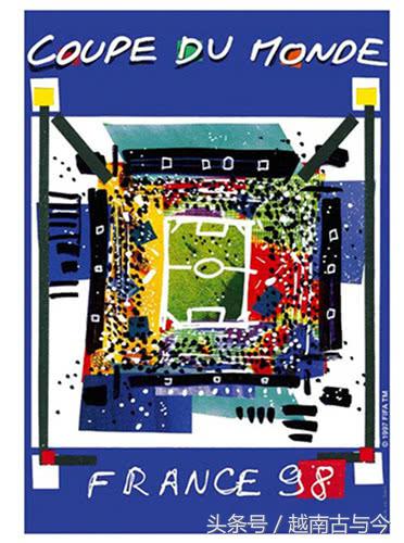 1998年世界杯官方海报(盘点历届世界杯海报，1982年和2002年的海报最有趣)