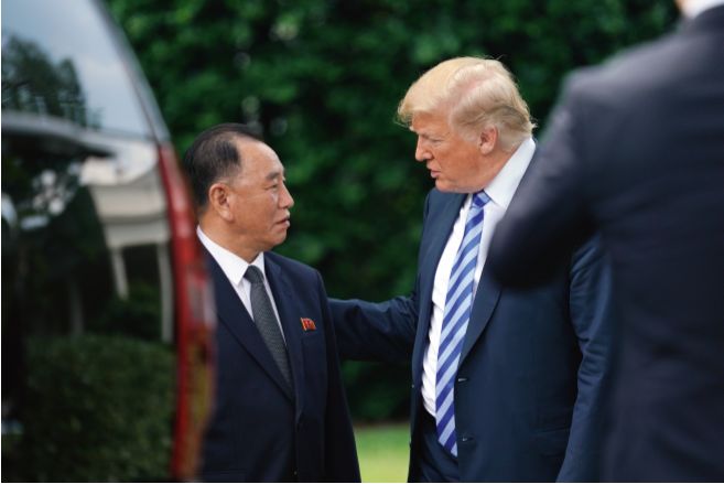 世界杯组织委员会副委员长(他曾是金正日的保镖，现在代表金正恩与美国“过招”)