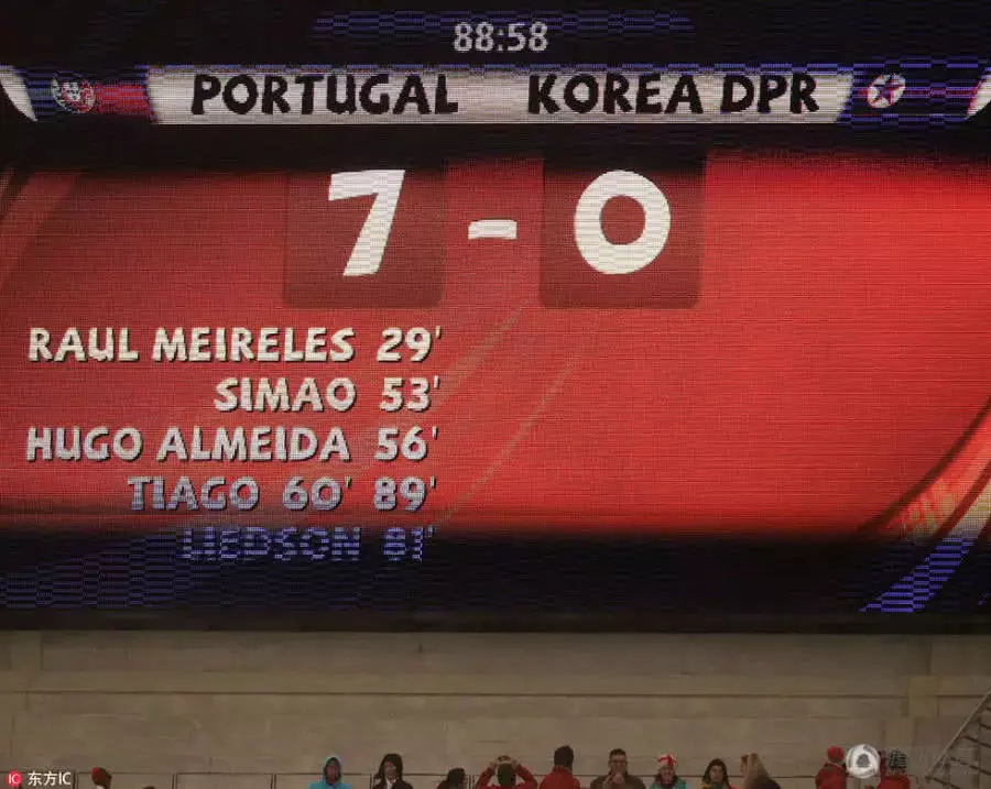 葡萄牙对朝鲜7比0（三狮复苏再造惨案 你还记得东瀛岛上的8：0吗？）