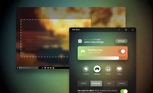 昕诺飞推出Hue Sync软件 希望开启沉浸式家庭娱乐照明时代