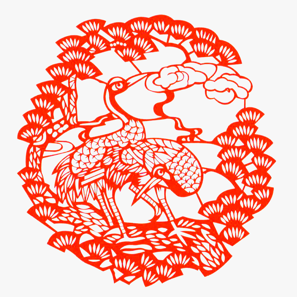 中国传统剪纸图案全套合集,张张经典,已不多见,值得收藏