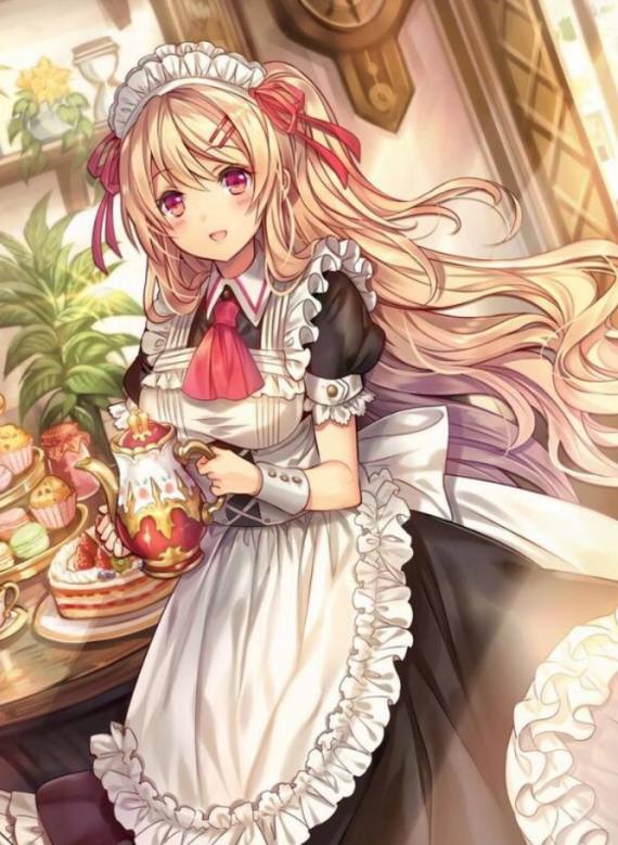 十二星座专属美女仆人,射手座一双大长腿,双鱼座小小迷糊蛋!