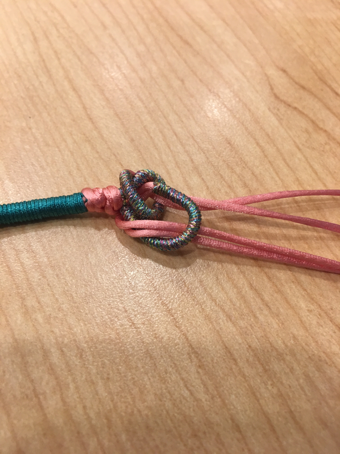 同心结红绳手链编法图解同心结手链编法视频