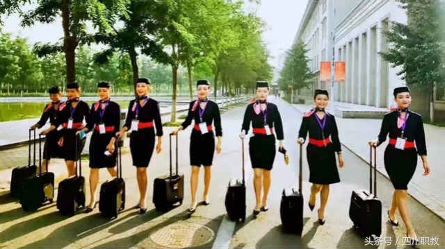 成都职业技术学院开始招收空中乘务专业了，小姐姐要注意