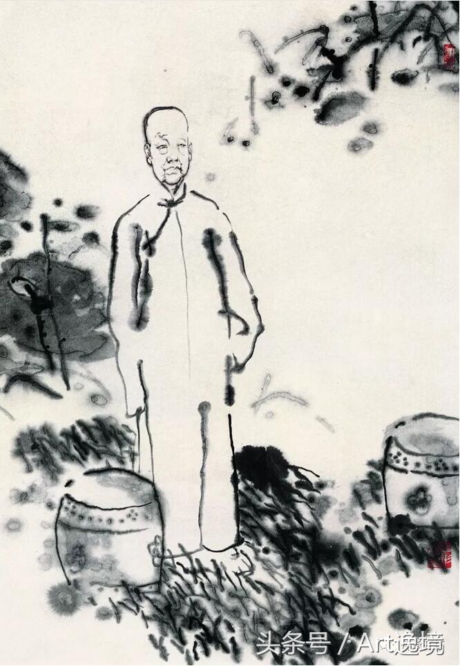 著名画家——吴山明的水墨人物画欣赏