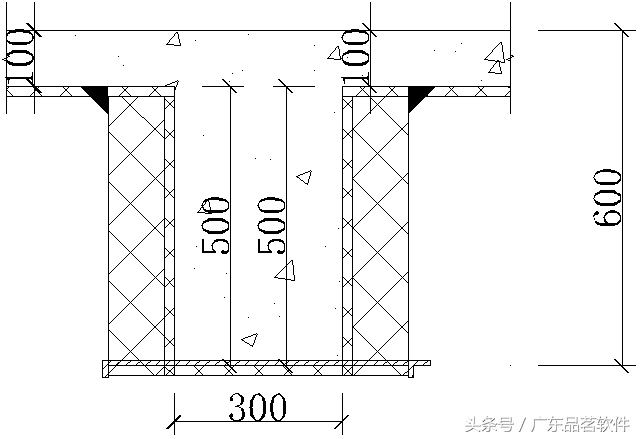 梁侧支撑不设对拉螺栓参数设计及计算示例